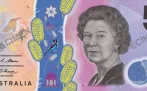 Anverso billete de 5 Dólares Australianos