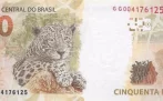 Reverso billete de 50 Reales Brasileños