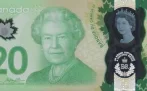 Anverso billete de 20 Dólares Canadienses