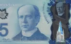 Anverso billete de 5 Dólares Canadienses