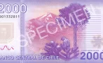 Reverso billete de 2,000 Pesos Chilenos