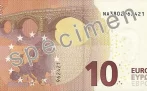 Reverso billete de 10 Euros