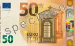 Anverso billete de 50 euros