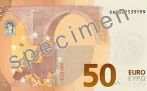 Reverso billete de 50 Euros