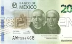 Anverso billete de 200 Pesos Mexicanos