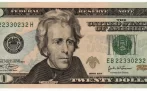 Anverso billete de 20 Dólares Americanos